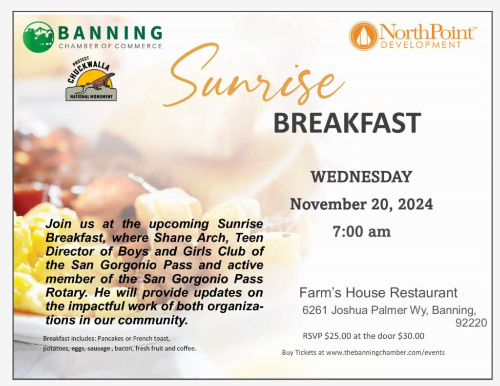 Sunrise Breakfast @ Farm's House Restaurant | Banning | California | United States