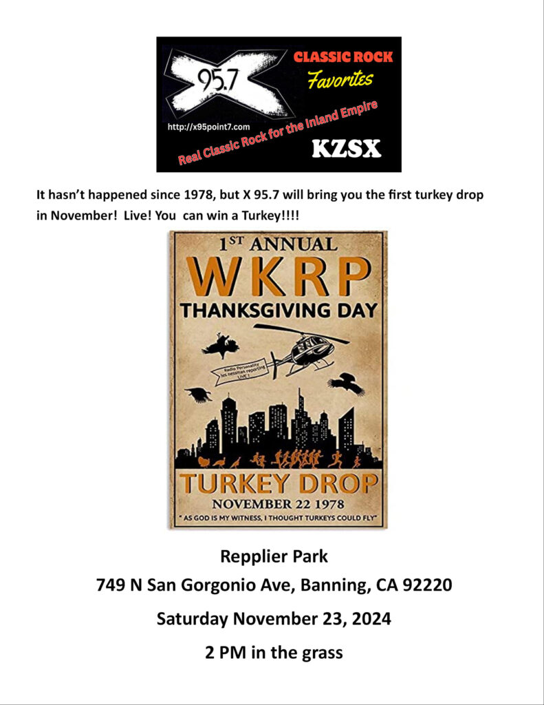 Turkey Drop @ Repplier Park | Banning | California | United States