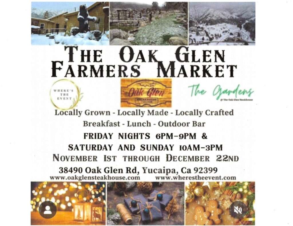 Oak Glen Farmer's Market @ Oak Glen Steak House | Yucaipa | California | United States