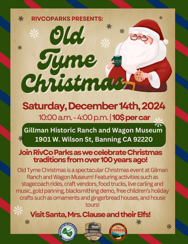 Old Tyme Christmas @ Gilman Historic Ranch & Wagon Museum | Banning | California | United States