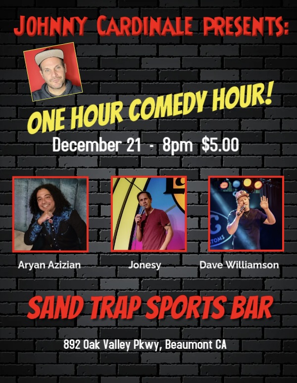 Comedy Hour @ SandTrap Sports Bar & Grill | Beaumont | California | United States