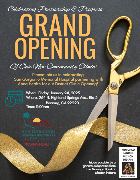 APNA Health Grand Opening @ SGMH @ San Gorgonio Memorial Hospital | Banning | California | United States